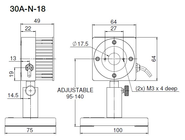 Low Power Thermal Sensors - 60mW-30W